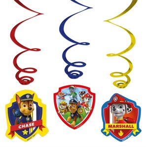 Paw patrol 6 hanging decorations