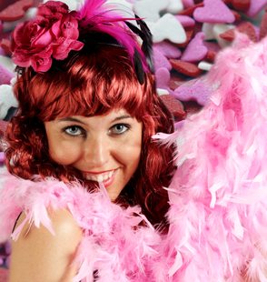 Pink boa