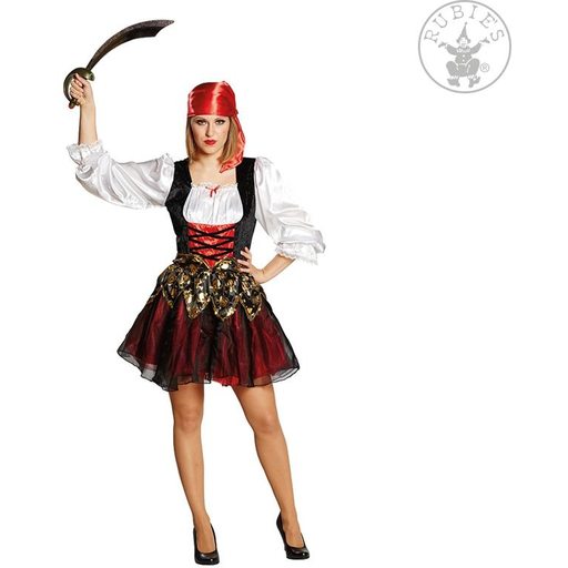 Vallen plein bedrag Piraat kostuum dames
