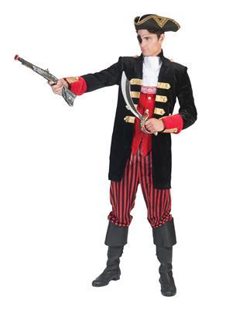 Pirate captain costume for men