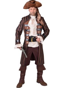 Pirates or steampunk jacket with stripes