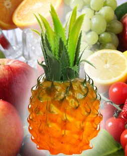 Plastic Ananas decoratie