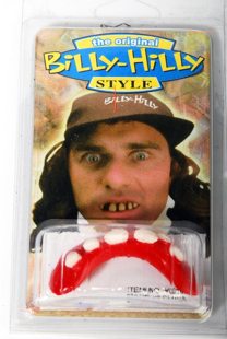 Plastic valse tanden hill billy