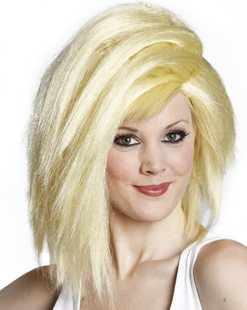 Pruik Kim blond jaren 80