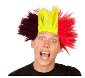 Pruik electric shock belgie