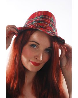 Punk hat with Scottish Tartan