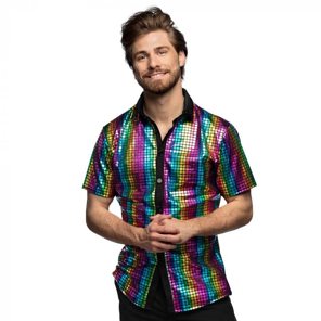 Rainbow disco shirt