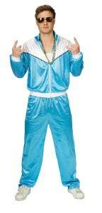 Retro trainingspak blauw