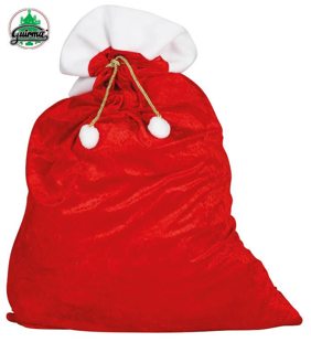 Sac Père Noël 60*95 cm velours
