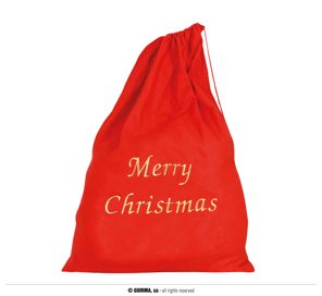 Sac Père Noël 60*95cm Joyeux Noël
