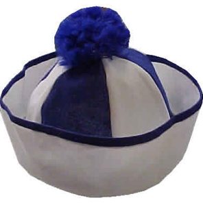 Sailor hat blue white