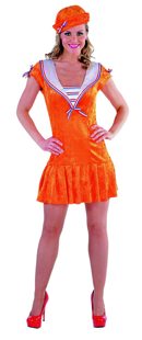 Sailor navy dress ladies Orange