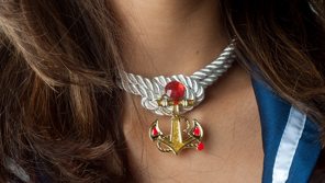 Sailor necklace with anchor