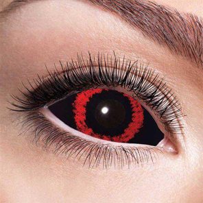 Sclera red demon 6-month lenses
