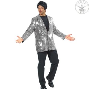 Sequin manteau argent pour homme