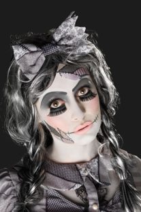 Set de maquillage poupée de porcelaine d'halloween