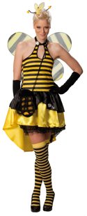 Sexy bee dress ladies fancy dress