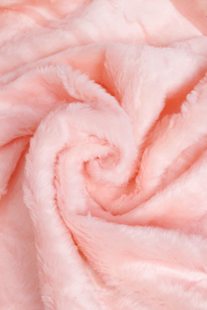 Short plush fabric 2.5M Licht rose