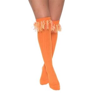 Socks over-knee fluor orange (mt 36/41)