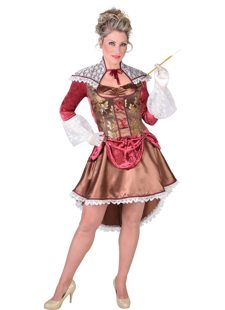 Steampunk burlesque ladies costume