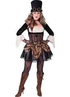 Steampunk dress for ladies