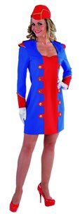 Stewardess verkleed jurkje deluxe
