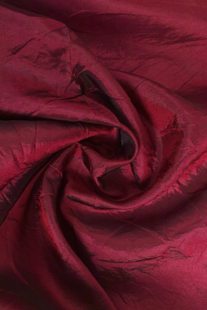 Taft gekreukt 2M Bordeaux
