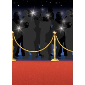 Tapis rouge en plastique 1,2 x 12,1 m