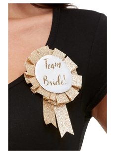Team bride brooch