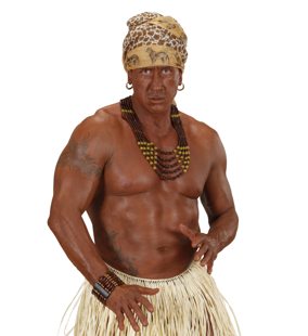 Tribal afrikaanse halsketting met kralen