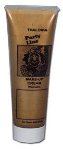 Tube de peinture de visage or
