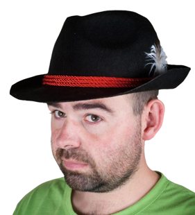 Tyrolean Hat Black
