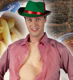 Ventre avec seins en mousse