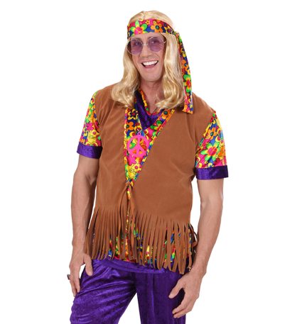 Veste De Homme Hippie Avec Bandeau