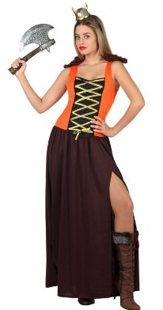Viking woman costume size