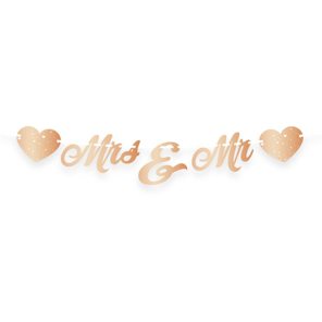 Wedding Rose Gold Letterlinger Just Married