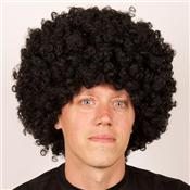 Wig Big curly head black
