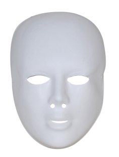 Wit masker om te verven