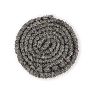 Wolcrepe gris moyen par 20 cm