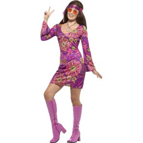 Woodstock hippie dress ladies