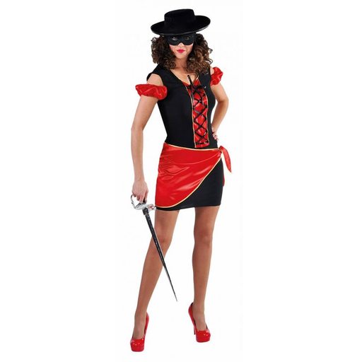 knal Verlichten aankleden Zorro bandiet verkleed kostuum voor dames