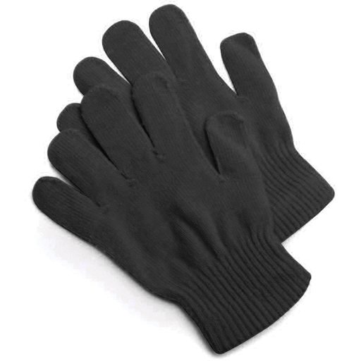 Zeug Uitscheiden Verpersoonlijking Zwarte gebreide handschoenen
