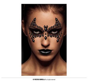 adhesive face jewelry bat