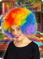 Afro wig multicolor