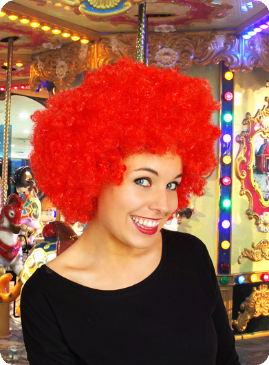 Afro Wig Red
