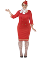 Air hostess costume red