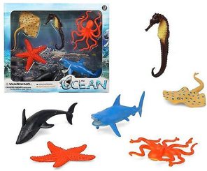 animals ocean 32x27cm