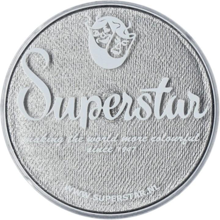 Aqua Face Paint Silver Shimmer (16g)