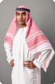 Arab dress with headgear