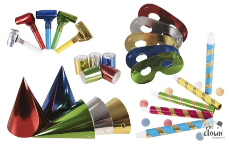 Assortiment de fête métallique pour 5 personnes